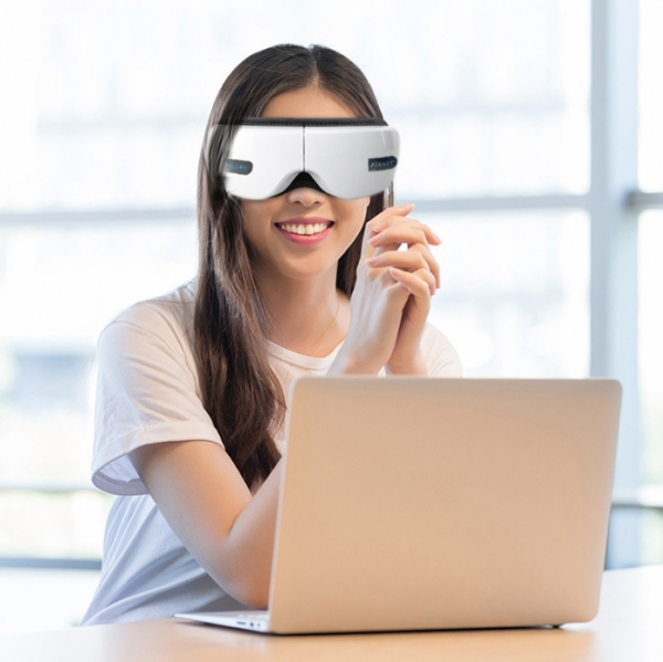 Умный массажер для ухода за областью вокруг глаз Eye massage, 5 режимов работы / Массажные очки